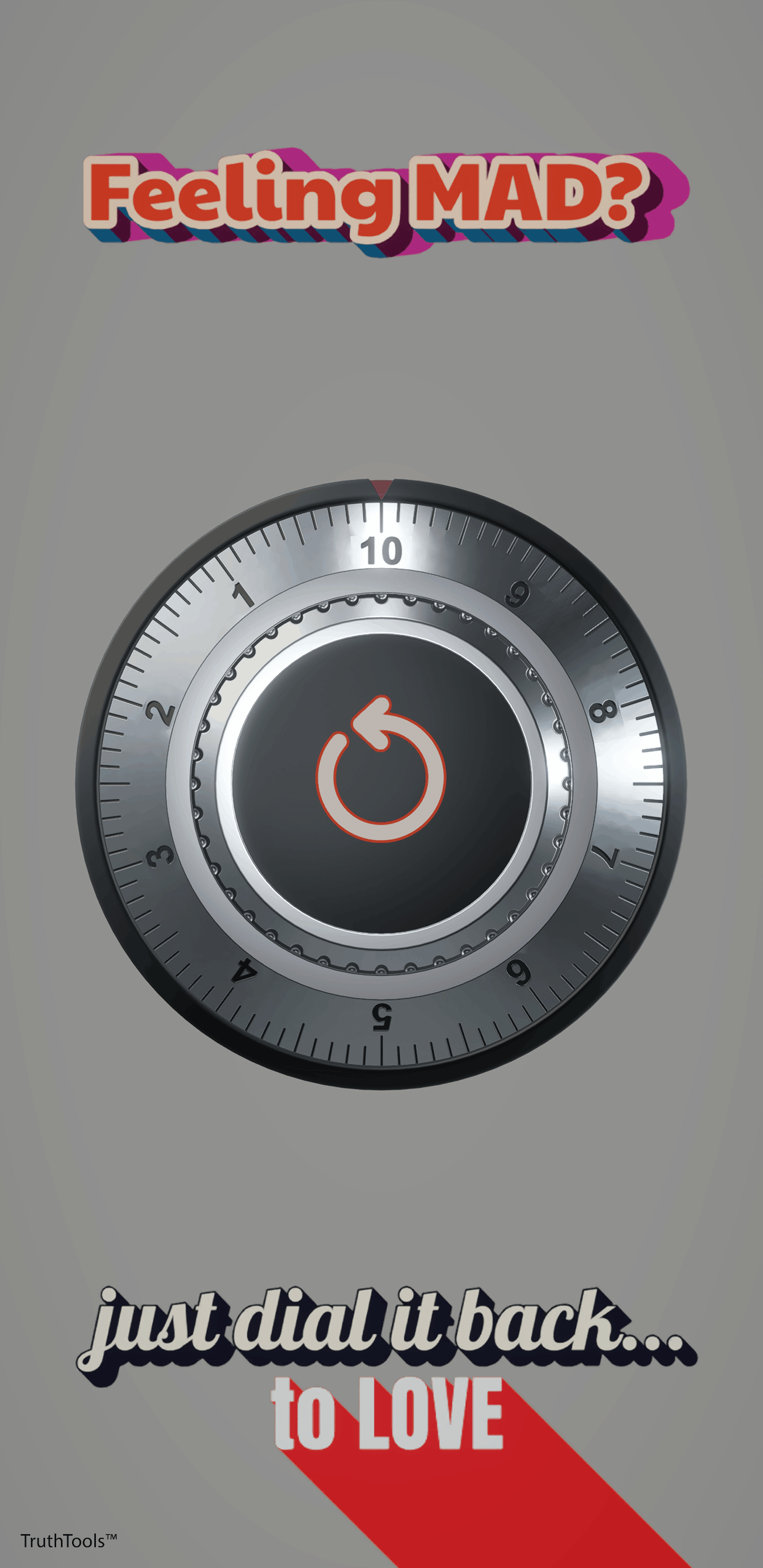 Dial It Back reset screen screenshot