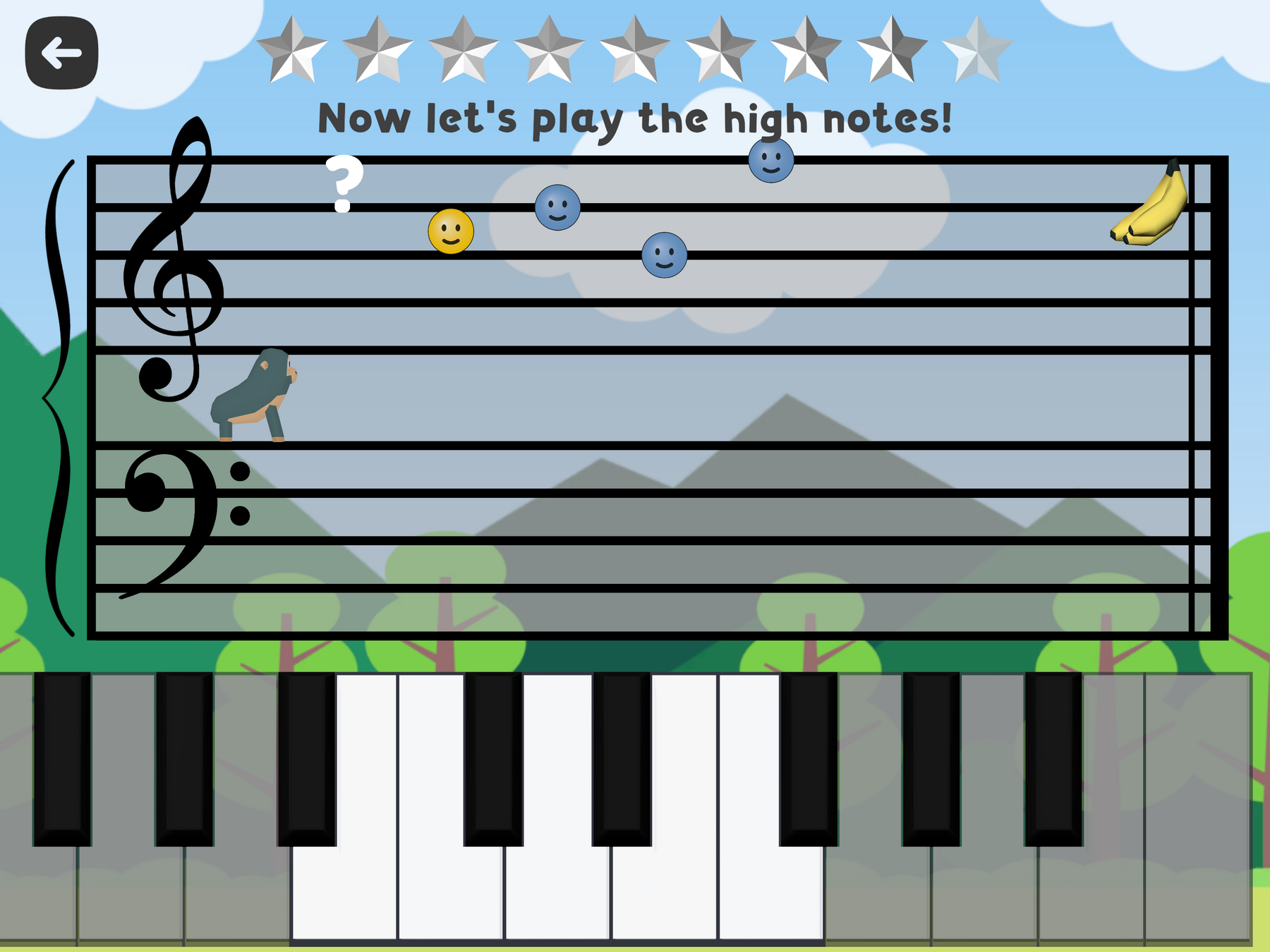 Musical House chimpanzee level