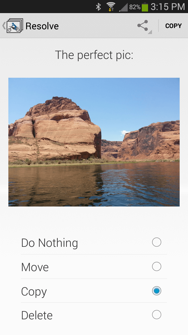 Pic Perfect manage screenshot